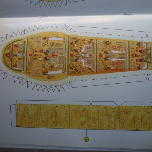 Egyptian mummy used craft kit Modern Times
