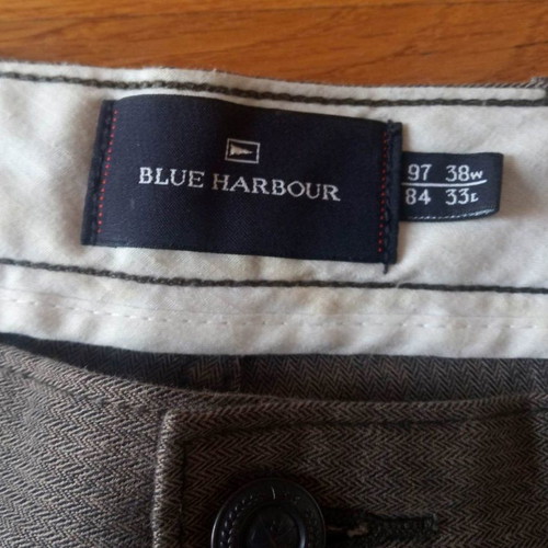 Men's pants M/S Blue Harbour used, grey, size 38x33