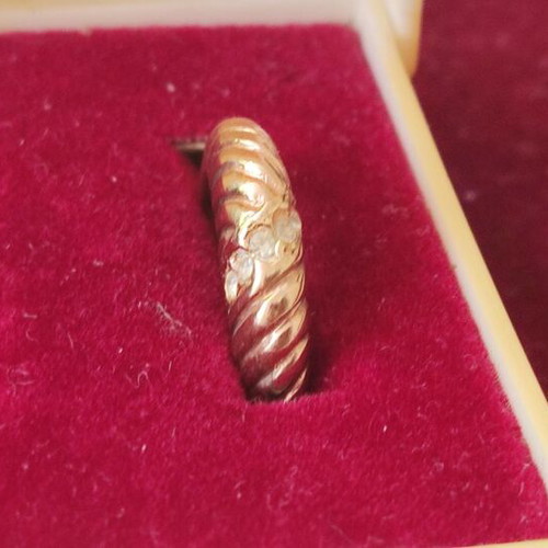 2 gold-plated rings, size 53, excellent quality