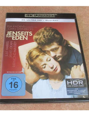 East of Eden 1955 4K UHD & Blu-ray σαν καινούργιο, γερμανική έκδοση Warner
