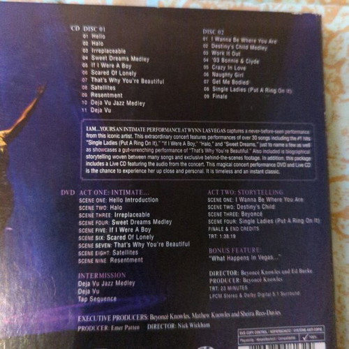 Beyonce I Am Yours 2DVD and 2CD like new