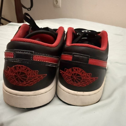 Nike Jordan sneakers, size 44, black and red