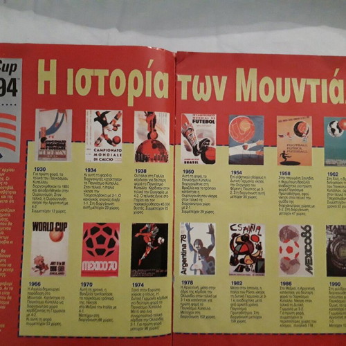 Collectible insert tribute World Cup 1994 like new