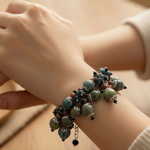 Summer Natural blue Gems Bracelet