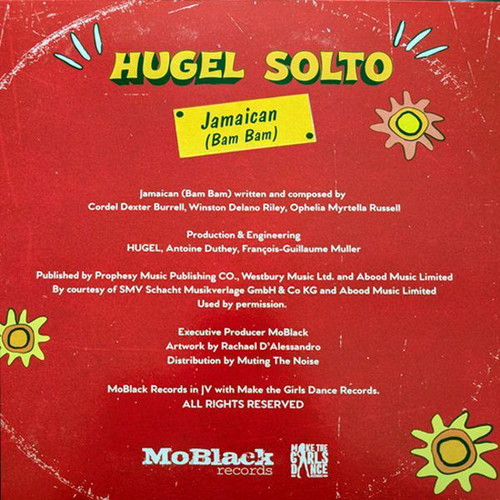 Hugel Solto Jamaican 10" vinyl new, electronic