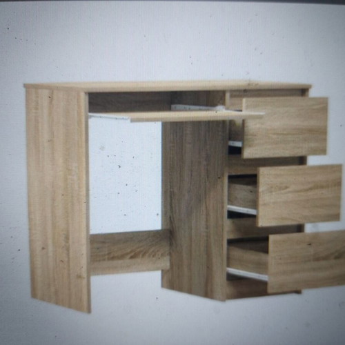 Desk made of engineered wood, new