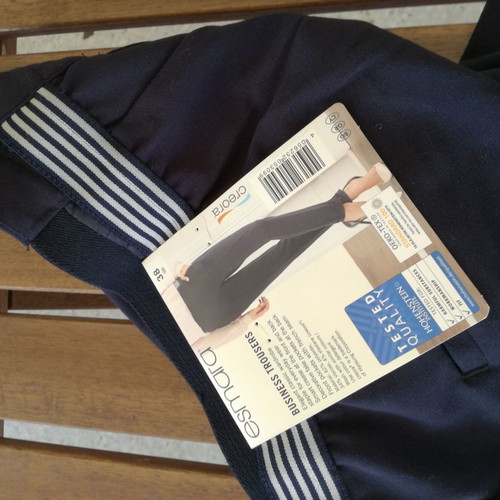 Esmara Business Trousers Size 38 Blue Dark New