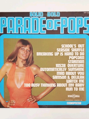 Solid Gold Parade Of Pops vinyl record like new, first edition 1972