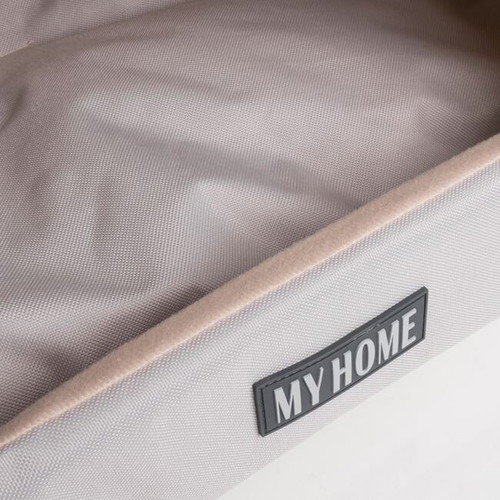 My Home pet bed nest with pillow, beige 45x45x40 cm