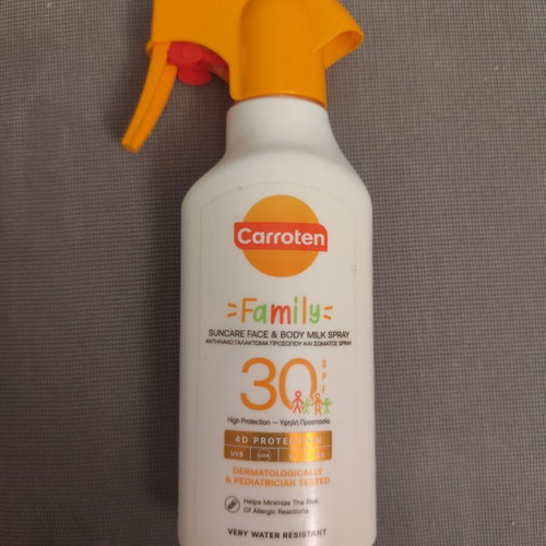 Carroten Family 30SPF sunscreen new
