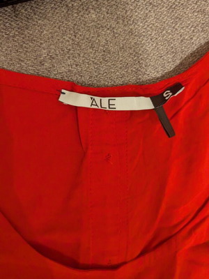 Ale red blouse size S like new
