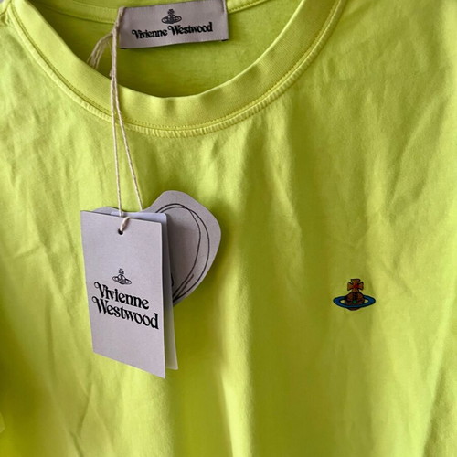 Vivienne Westwood Basic T-shirt new, neon yellow, size S
