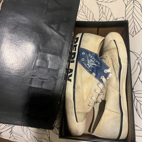 Replay Jeans sneakers used, size 46, casual sports shoes