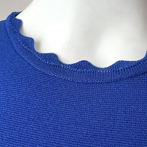 Zara Blue Alaia Style Dress Medium New