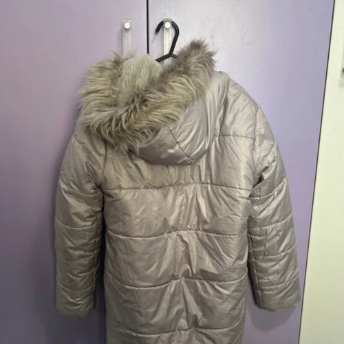 Puffer jacket used, gray