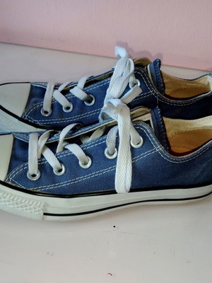 Converse All Star sneakers used, blue, sizes 36.5-37