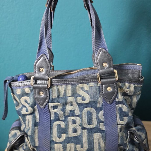 Marc by Marc Jacobs Vintage Denim Monogram Tote Bag