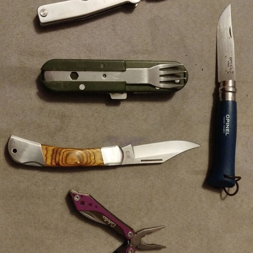 Opinel No8 και σετ EDC μεταχειρισμένο