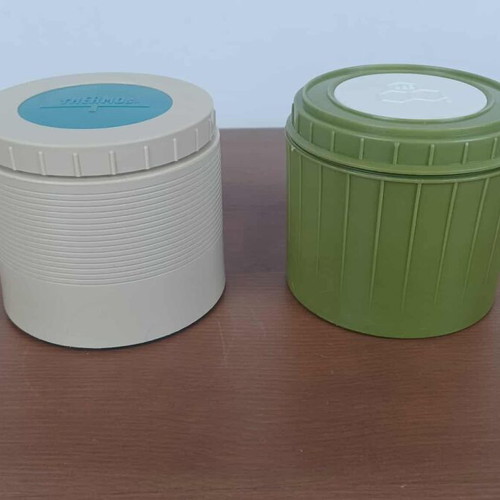 Vintage American Thermos and honey container used