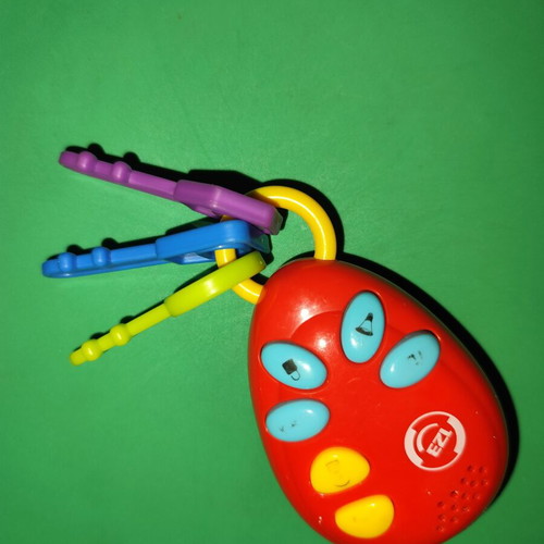 Toy My First Car Keys with Sounds and Light used