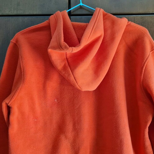 I Love Prague sweatshirt, medium, orange and white