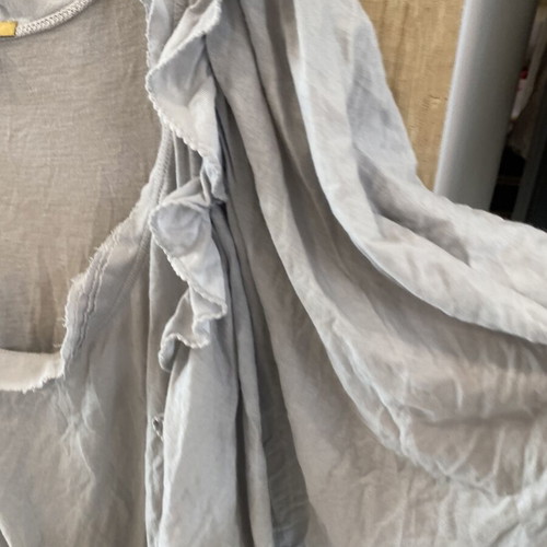 Blouse made of organic cotton, like new, gray color