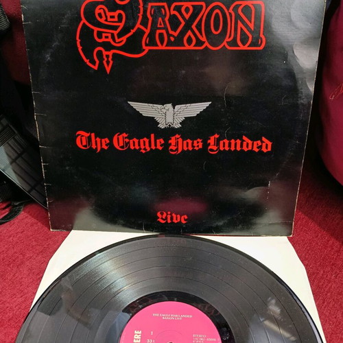 Saxon The Eagle Has Landed vinyl used, metal
