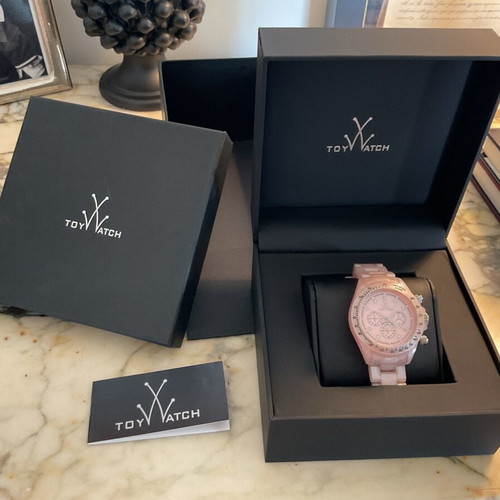 Toywatch watch new pink iridescent 36 mm water resistant