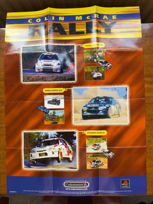 Αφίσα Colin McRae Rally PlayStation 1 μεταχειρισμένη, 1998