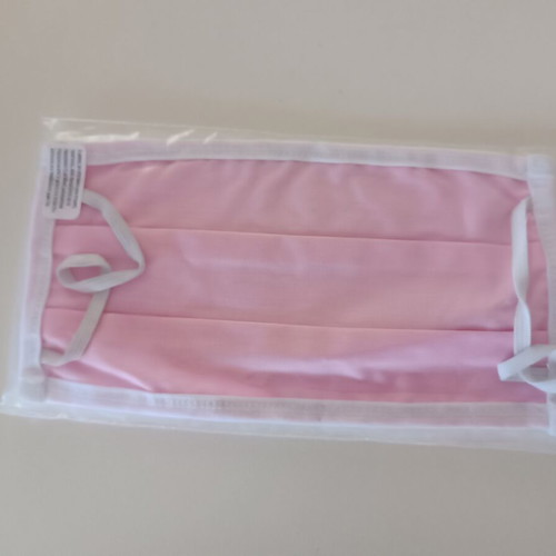 Fabric mask new, pink, cotton, reusable
