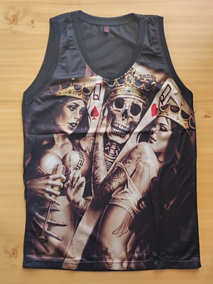 Tank Top mesh men's size M, new, 100% polyester