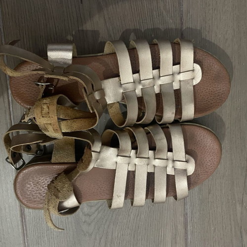 Bozikis bronze sandals used, size 40, pink