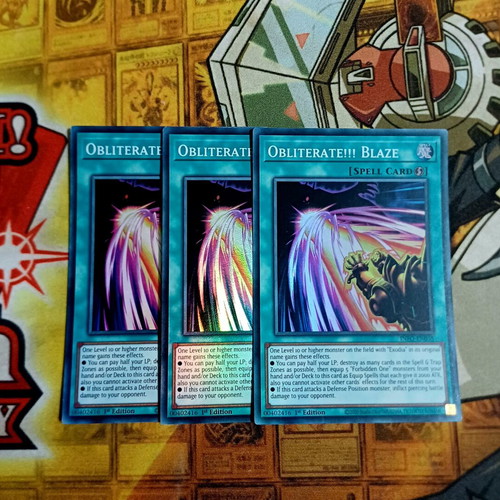 Obliterate!!! Blaze playset 1st edition near mint condition