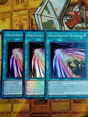 Obliterate!!! Blaze playset 1st edition near mint condition