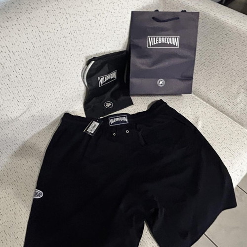 Vilebrequin Moorise swim shorts XXL new, dark blue with starfish