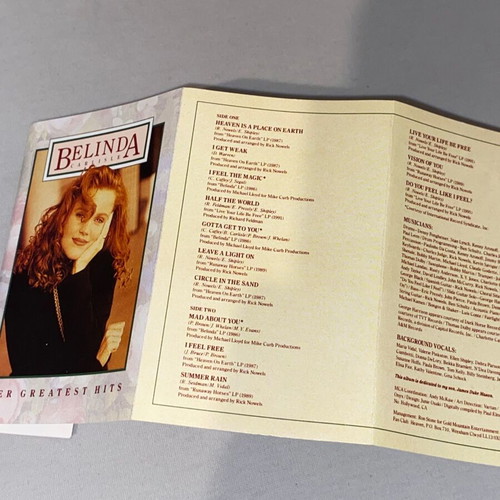 Kylie Minogue, Whitney Houston, Belinda Carlisle 3 rare cassette tapes pack