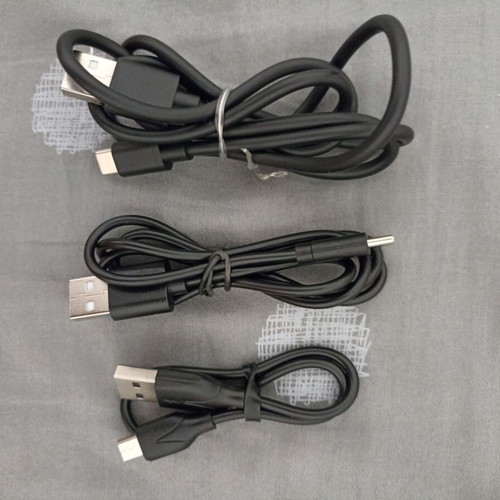 USB cables new, 3 pieces with Type-C and Micro-USB