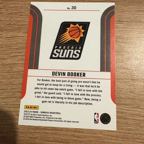 2023-24 Donruss Franchise Features #30 Devin Booker card new