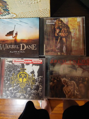 Metal music CDs, all authentic