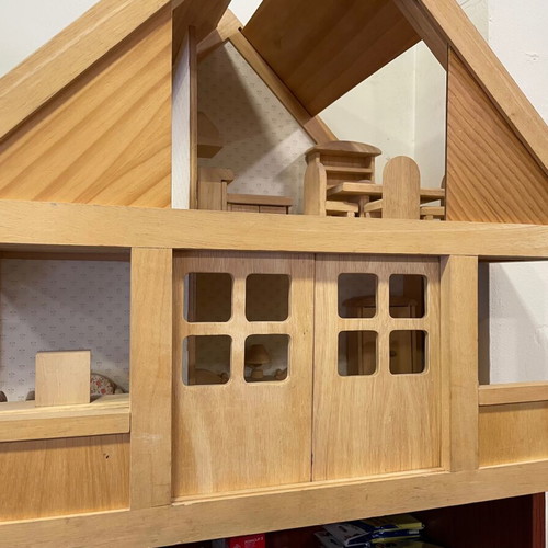 Plan Toys Wooden Dollhouse like new