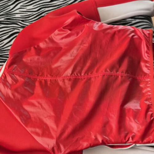 Adidas Stella McCartney retro jacket like new, red and white