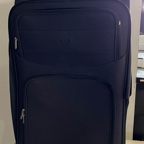 Suitcases used, pack of 9, black and blue