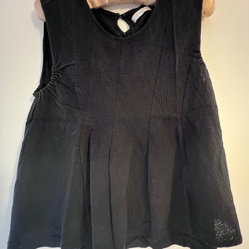 Hoss Intropia black brocade top used