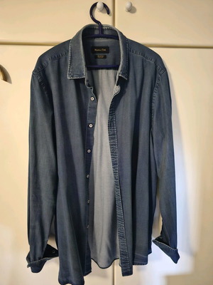 Πουκάμισο Massimo dutti μεταχειρισμένο, μπλε, μέγεθος L