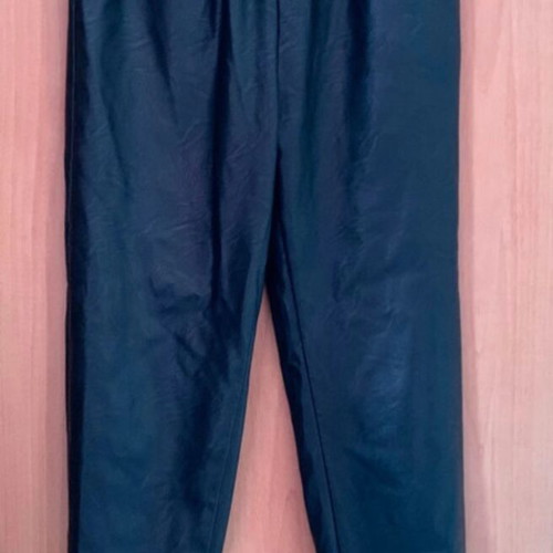 Leatherette pants with pockets like new, black, size S/36/8