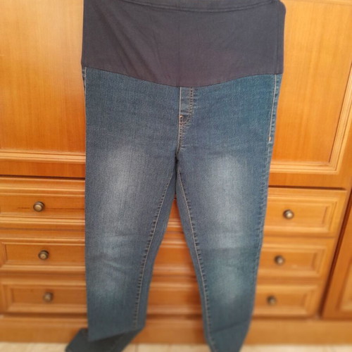 Prenatal elastic maternity jeans used, blue, size L, pack of 2