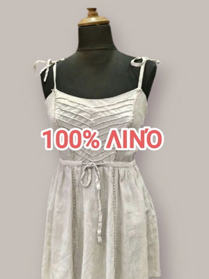 100% λινό φόρεμα Zara ότι πρέπει για το καλοκαίρι