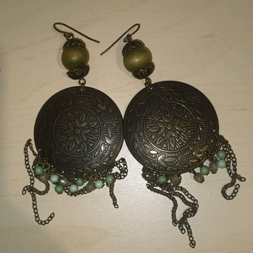 Boho earrings like new, pack of 7 pairs
