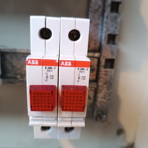 Metal Electrical Panel Three-Row Used
