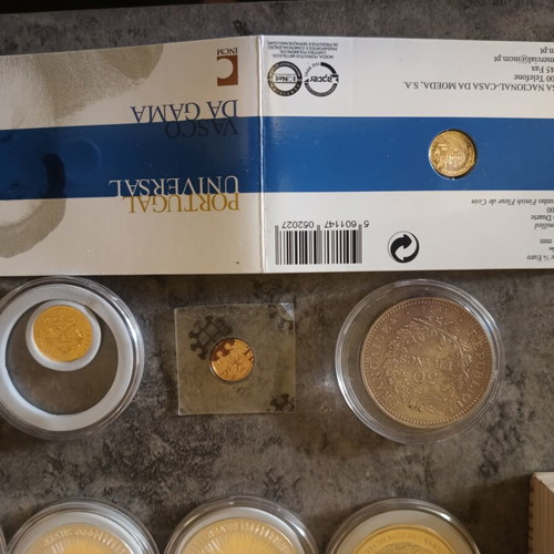Silver and gold coins collection used, various years and countries